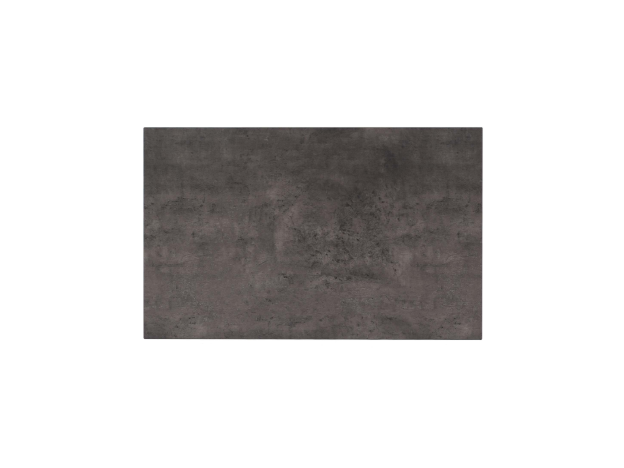 The Stockholm 30"x48" Rect Table Top features a rectangular, dark gray textured weatherproof HPL surface, displayed centered on a white background.