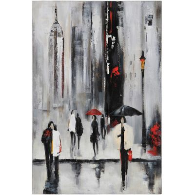 Bustling City, Art, Paintings