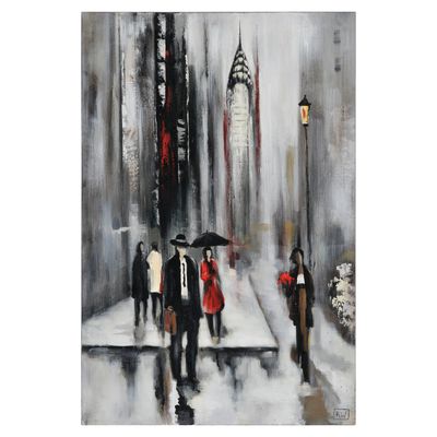 Bustling City II, Art, Paintings