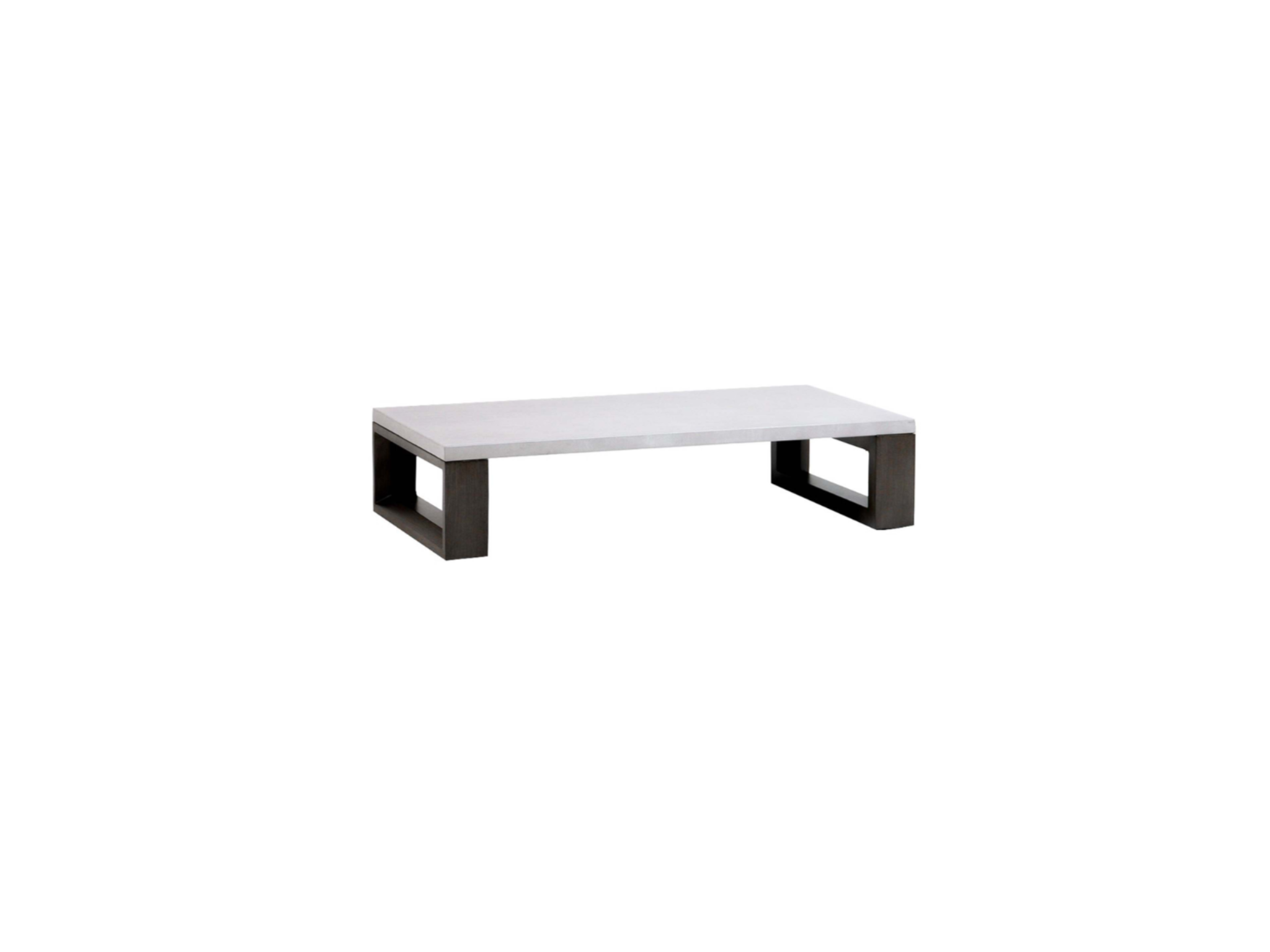 Houston Rect Coffee Table w/Alum Top