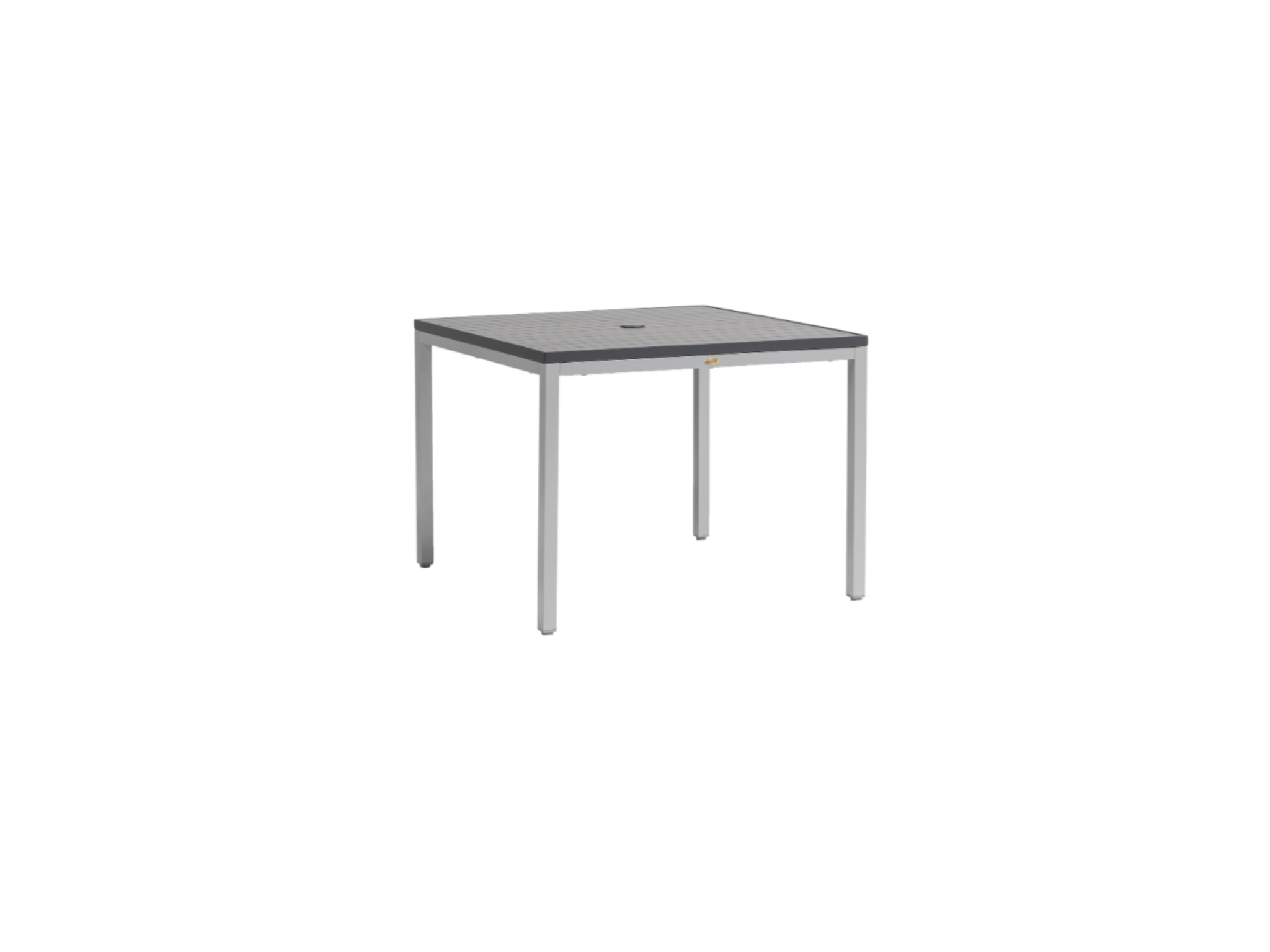 Miami Zuni Square Dining Table w/Aluminum Top & UH