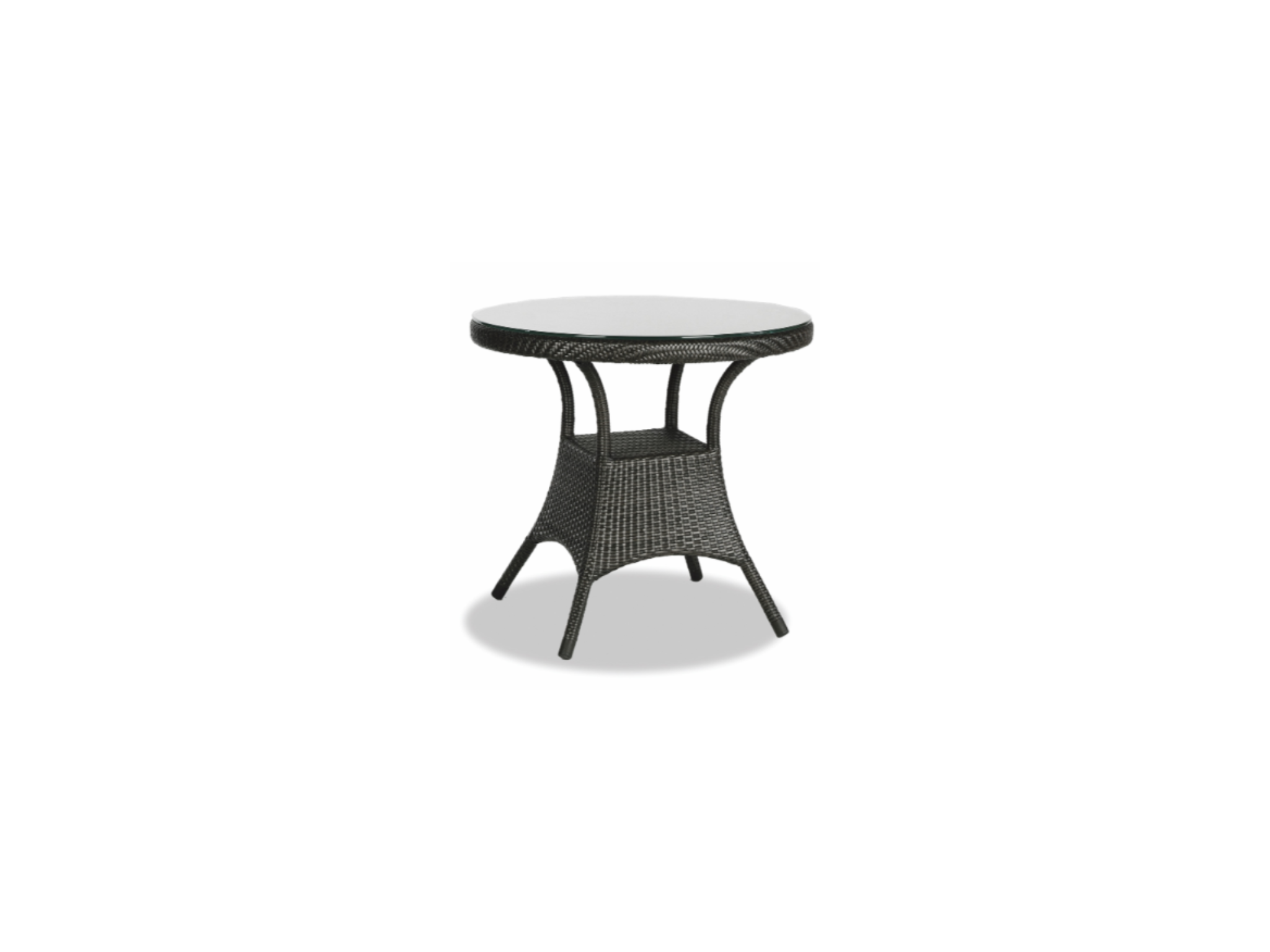 Scottsdale 32" Rd Dining Table w/Clear Glass