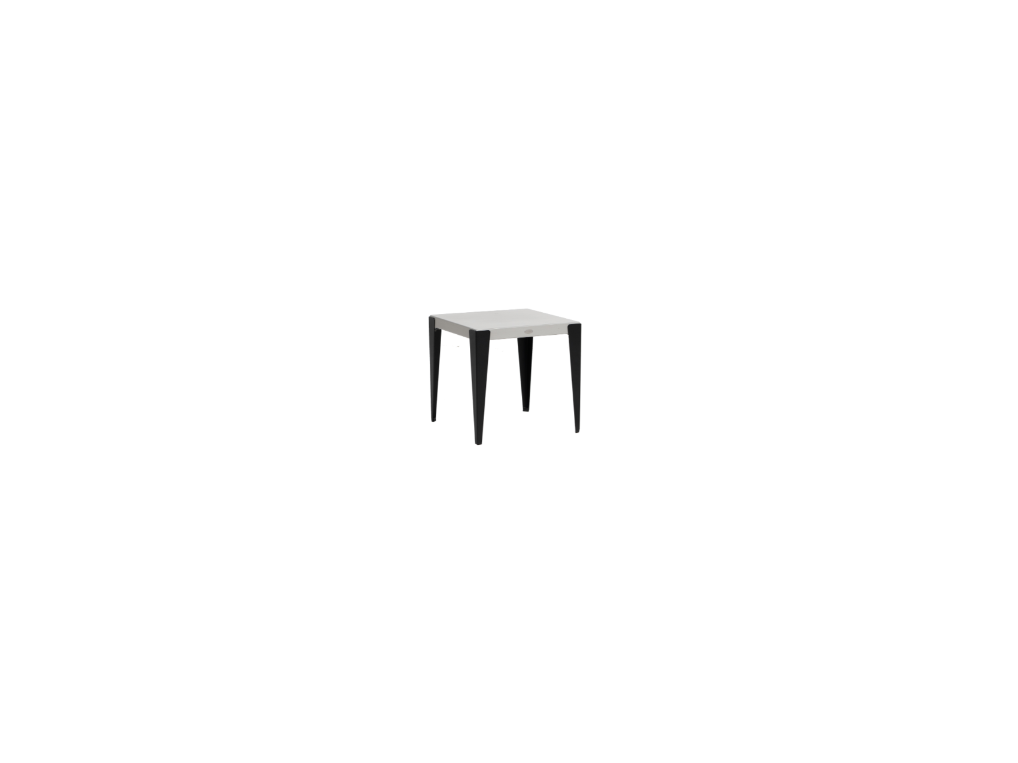 Zurich End Table w/Alum Top